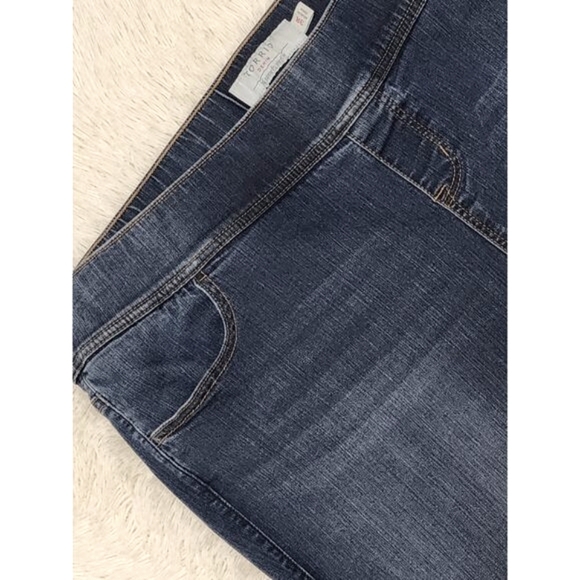 Torrid 3X Women's Plus Size 3R Tummy Elastic Waist Lean Jean Jegging Denim Pants - Picture 4 of 9
